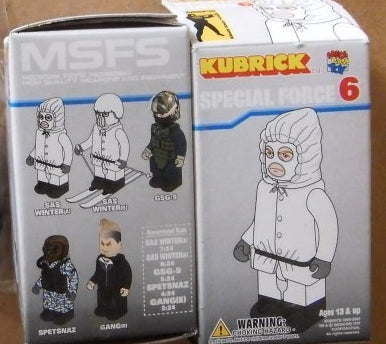 Medicom Toy Kubrick 100% MSFS Special Force 6 5 Action Figure Set