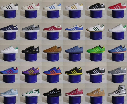 Pepsi Adidas Bottle Cap Sneakers Shoes 60 Trading Figure Set