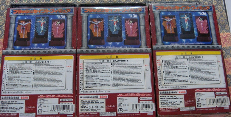 Banpresto Saint Seiya Myth Cloth Flash Saint Figure 3 Trading Figure Set