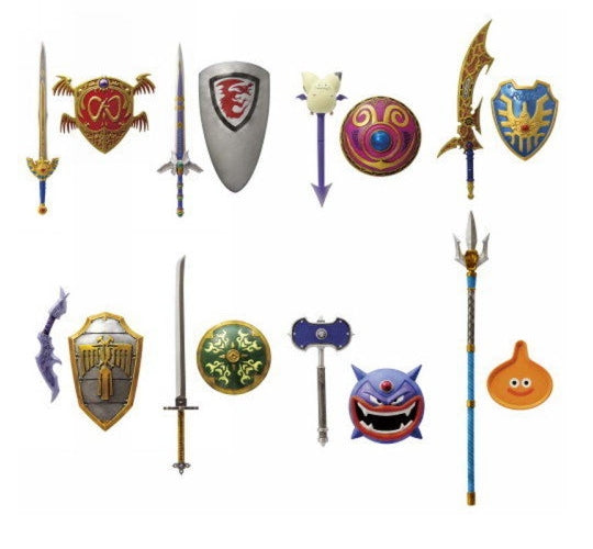 SQEX Toys Square Enix Dragon Quest Legend Items Gallery Wearable 8 Figure Set
