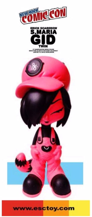 Esc-Toy 2010 Erick Scarecrow Soopa Maria GID Pink Ver 6" Resin Figure
