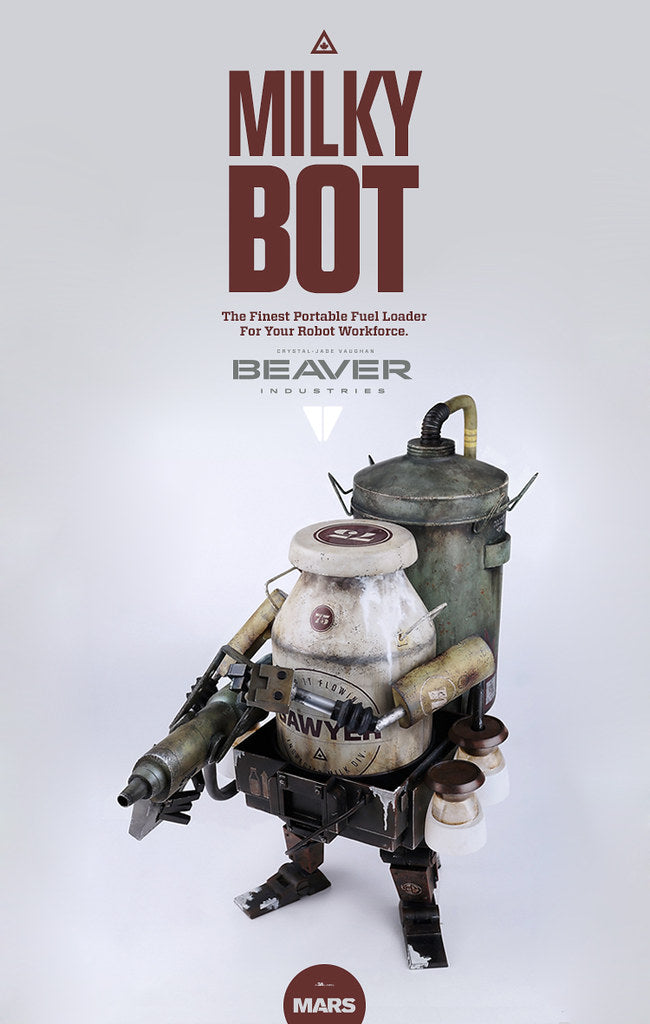 ThreeA 3A Toys 1/6 Crystal-Jade Vaughan Milky Bot Vinyl Figure