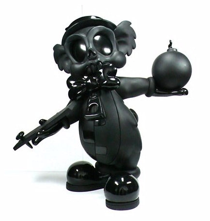MINDstyle Brandt Peters Slap Happy Vintage All Black Ver 16" Vinyl Figure