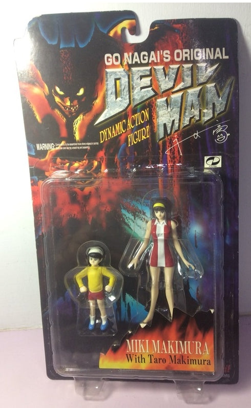 Marmit Devilman Go Nagai Original Dynamic Action Miki Makimura w/ Taro Makimura Figure