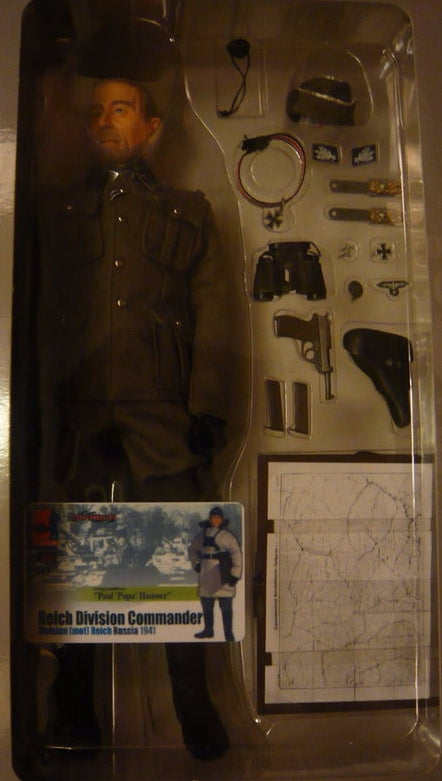 Dragon 1/6 12" Cyber Hobby WWII Russia 1941 Reich Division Commander Paul Papa Hausser Figure