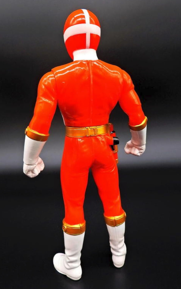 Bandai Power Rangers Gogo Five V Lightspeed Rescue Red Fighter 10" Soft Vinyl Action Figure