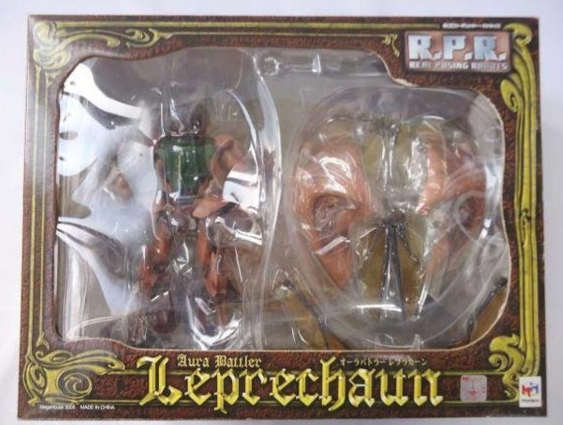 Megahouse R.P.R. Real Posing Robots Aura Battler Dunbine Leprechaun Action Figure