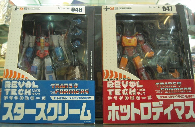 Kaiyodo Revoltech Transformers 046 & 047 Action Figure Set