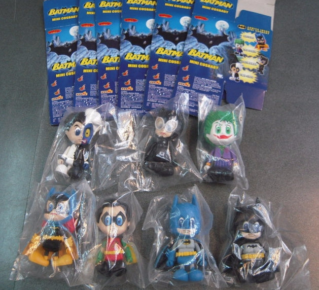 Hot Toys 2008 Cosbaby DC Comics Batman 6+1 Secret 7 3" Figure Set