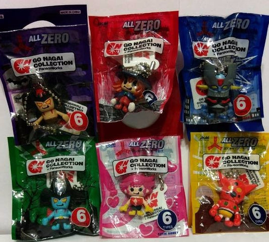 All Zero Asahi Go Nagai Collection 6 Swing Strap Figure Set