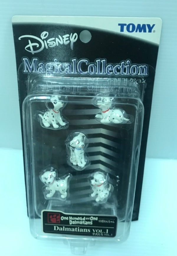 Tomy Disney Magical Collection 101 Dalmatians 5 Trading Figure Set