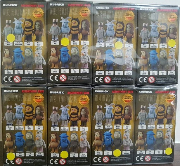 Medicom Toy Kubrick 100% Where The Wild Things Are 8 Figure Set