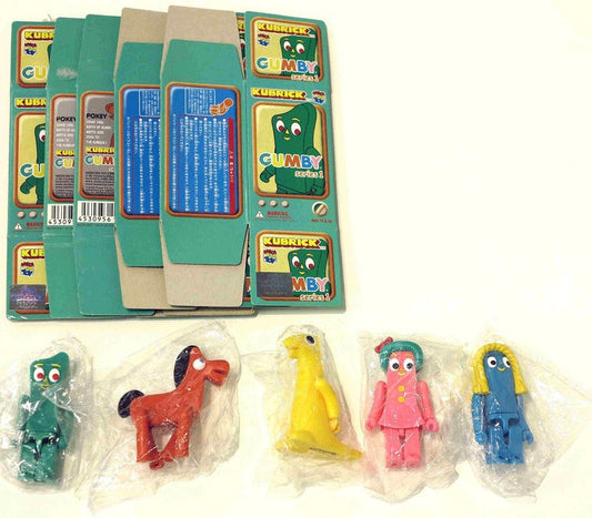 Medicom Toy Kubrick 100% Gumby Series 1 5 Action Figure Set - Lavits Figure
 - 1