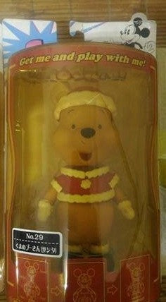 Sega Disney Characters Super Rockin 3 No 29 Christmas Winnie The Pooh Bobble Head Figure - Lavits Figure
