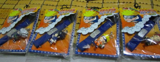 Banpresto Naruto Shippuden 4 Mascot Key Chain Holder Strap Figure Set - Lavits Figure