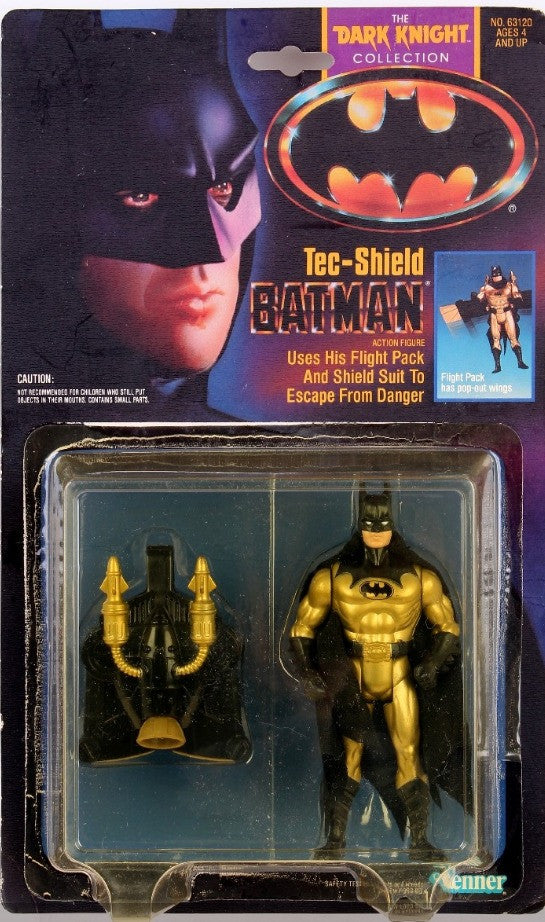 Kenner 1990 Bruce Wayne The Dark Knight Tec Shield Batman Collection Figure Action Figure - Lavits Figure