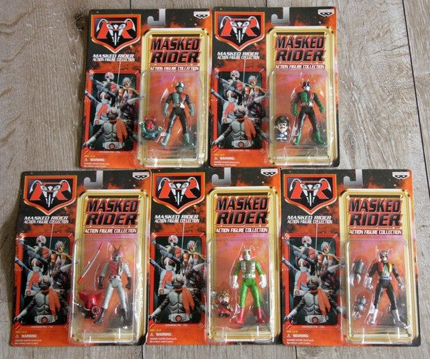 Banpresto 1998 Kamen Masked Rider Collection 5 Action Figure Set - Lavits Figure