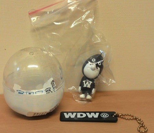 Headlock Studio The Wonderful Man Gashapon Black Ver Strap Figure - Lavits Figure