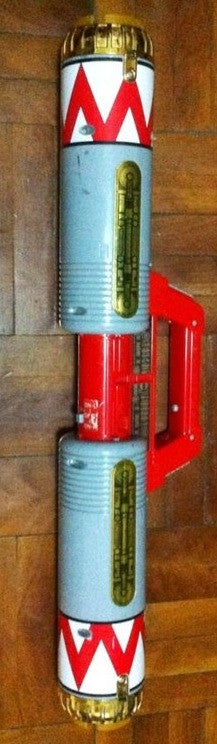 Bandai Power Rangers Lost Galaxy Gingaman Weapon Canon Stick Figure Used