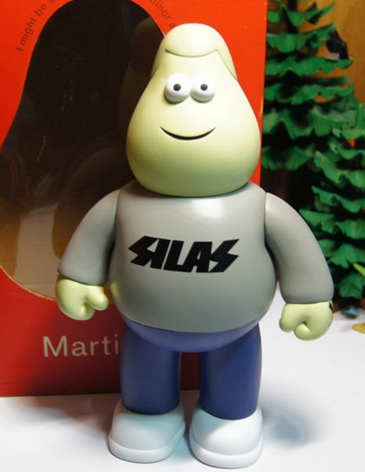 その他 AMOS TOY SILAS BE@RBRICK JAMES JARVIS Amos Toys 2008 James Jarvis Silas Martin X Grey Ver Vinyl
