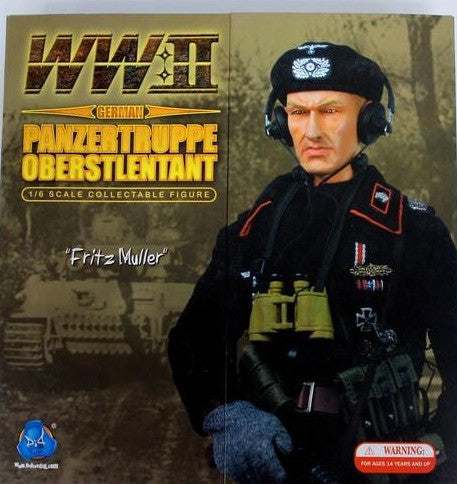 DID 1/6 12" WWII German Panzertruppe Oberstlentant Fritz Muller Figure - Lavits Figure