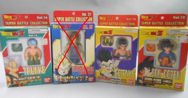 Bandai Dragon Ball Z Super Battle Collection Vol 15 16 18 3 Action Figure Set - Lavits Figure
- 2