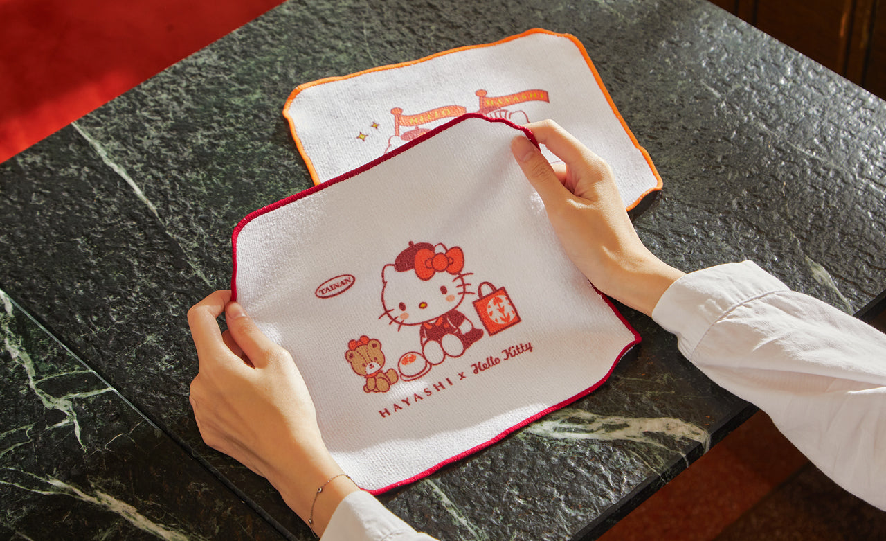 Sanrio Hello Kitty Taiwan Hayashi Limited 8.5" Cotton Scarf Type B