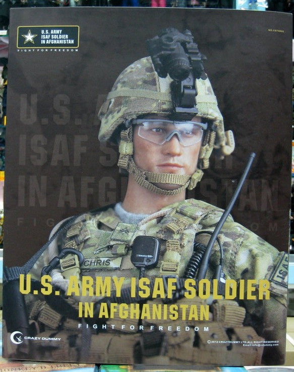 Crazy Dummy 1/6 12" 78005 Fight For Freedom U.S. Army ISAF Soldier In Afghanistan Action Figure - Lavits Figure
- 2