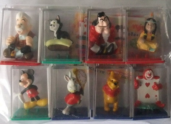 Yujin Disney Characters Capsule World Gashapon 8 Mini Collection Figure Set Used - Lavits Figure