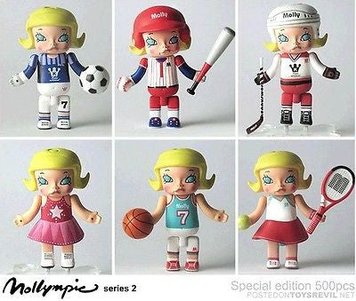 Kenny's Work Kenny Wong Molly Mollympic Olympic Series 2 3"  6 Action Figure Set - Lavits Figure
