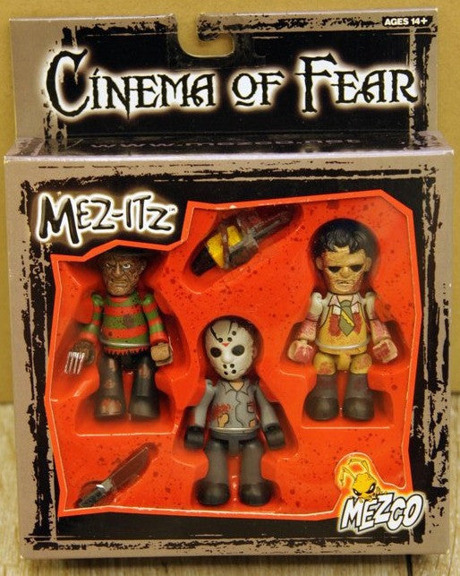 Mezco Toys Mez-Itz Cinema Of Fear 3 Action Figure Set – Lavits Figure Mezco Toys Mez-Itz Cinema Of Fear 3 Action Figure Set – Lavits Figure
