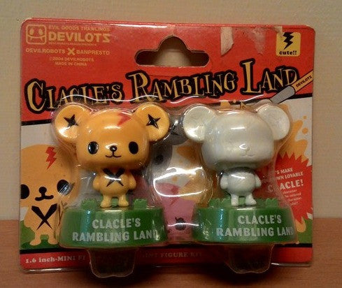 Devilrobots Clacle's Rambling Land 1.6" Mini Vinyl Figure Set - Lavits Figure