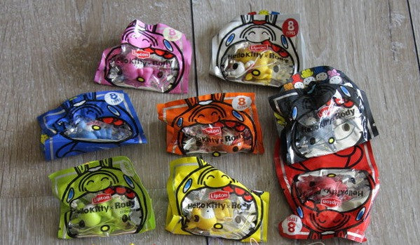 Lipton Limited Hello Kitty x Rody Part 1 8 Mascot Strap Figure Set - Lavits Figure
 - 2