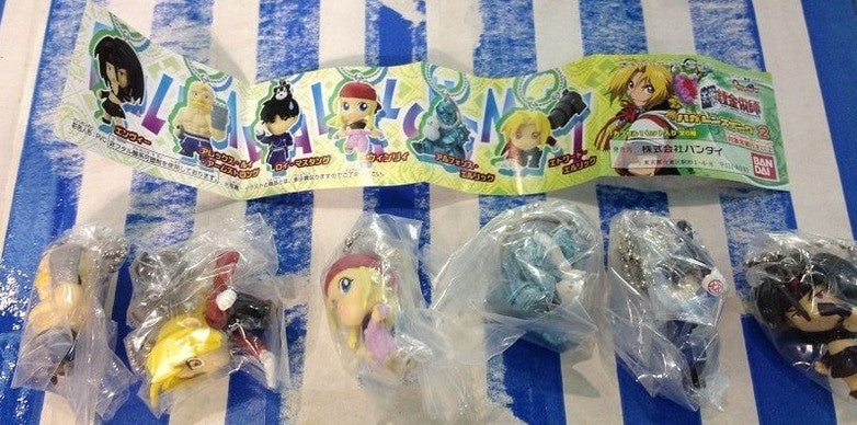 Bandai Fullmetal Alchemist Gashapon Part 2 6 Mascot Strap Swing Figure Set - Lavits Figure
- 2