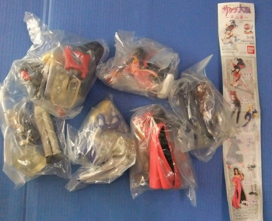 Bandai Sakura Wars Gashapon Part 2 6 Figure Set - Lavits Figure