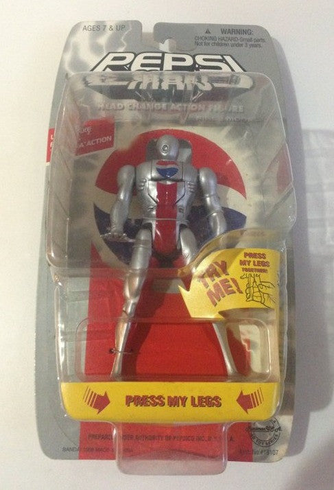 Bandai 1998 Pepsiman Head Change Action Figure Red Ver - Lavits Figure