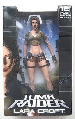 Neca 1/6 12" Tomb Raider Legend Lara Croft Push Button Sound Action Figure - Lavits Figure