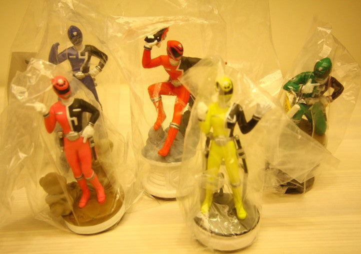 Power Rangers Dekaranger SPD Space Patrol Delta Gashapon Chess 5 Figure Set - Lavits Figure
- 1