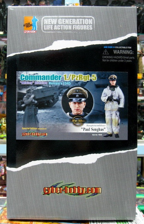 Dragon 12" 1/6 Commander 1 Pzrgt 5 Wiking Division Hungary 1945 Paul Senghas Action Figure - Lavits Figure
- 1
