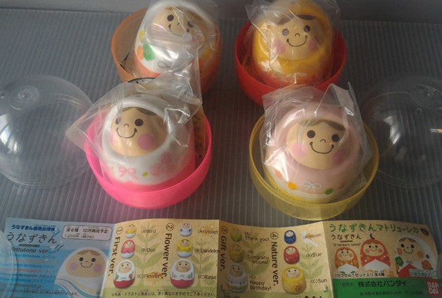 Bandai Gashapon Russian Nesting Dolls 4 Collection Figure Set