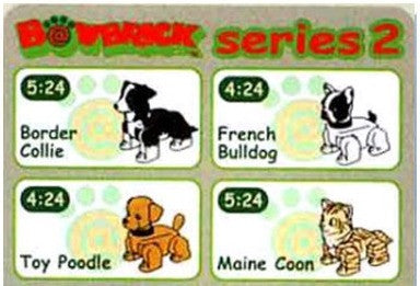 Medicom Toy B@wbrick Bowbrick Series 2 4 Action Dog Figure Set Kubrick - Lavits Figure