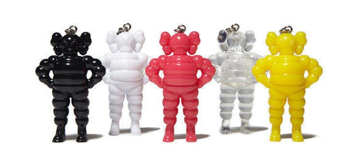 Original Fake 2009 Kaws Chum Key Chain 5 2" Trading Figure Set - Lavits Figure
 - 1