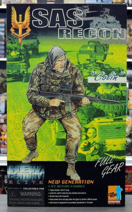 Dragon 12" 1/6 New Century Elite Full Gear SAS Recon Colin Action Figure - Lavits Figure
- 1