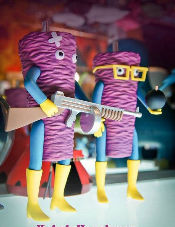 Amos Toys 2006 Will Sweeney Periwinkle & Kleptikos 2 5" Vinyl Figure Set - Lavits Figure