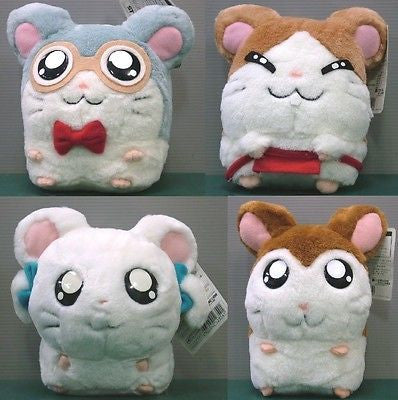 Epoch Hamtaro And Hamster Friends 4 6" Plush Doll Figure Set Bijou Ribon Chan Dexter Megane Kun Howdy Maido Kun Maxwell Noppo Kun - Lavits Figure
 - 1