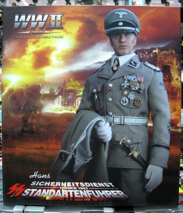 DID 1/6 12" WWII Hans Sicherheitsdienst SS Standartenfuhrer Action Figure Set - Lavits Figure
 - 2