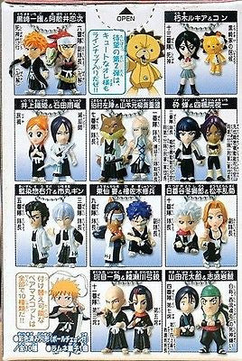 Bandai Bleach Capsule Gashapon Soul Mascot Part 2 10 Full Mini Figure Set - Lavits Figure