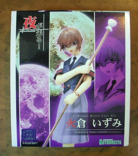 Kotobukiya 1/8 Night Come Square of the Moon Kagura Izumi Cold Cast Model Kit Figure Set