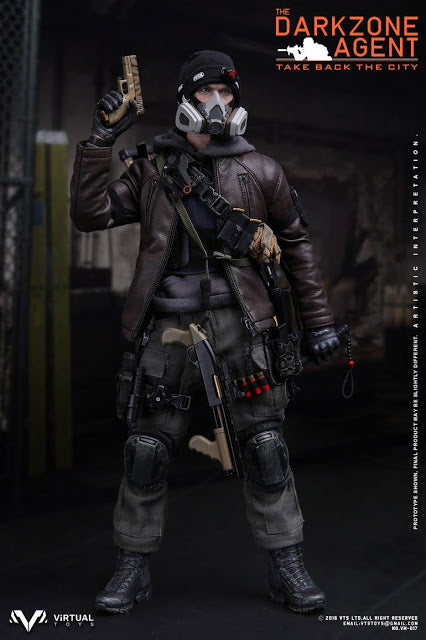 Virtual Toys 12" 1/6 The Darkzone Agent Action Figure