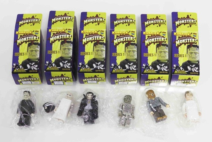 Medicom Toy Kubrick 100% Universal Studio Monsters Series 1 6 Medicom Toy Kubrick 100% Universal Studio Monsters Series 1 6